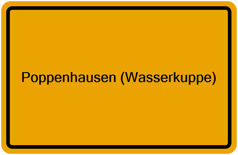 Handelsregister Poppenhausen (Wasserkuppe)